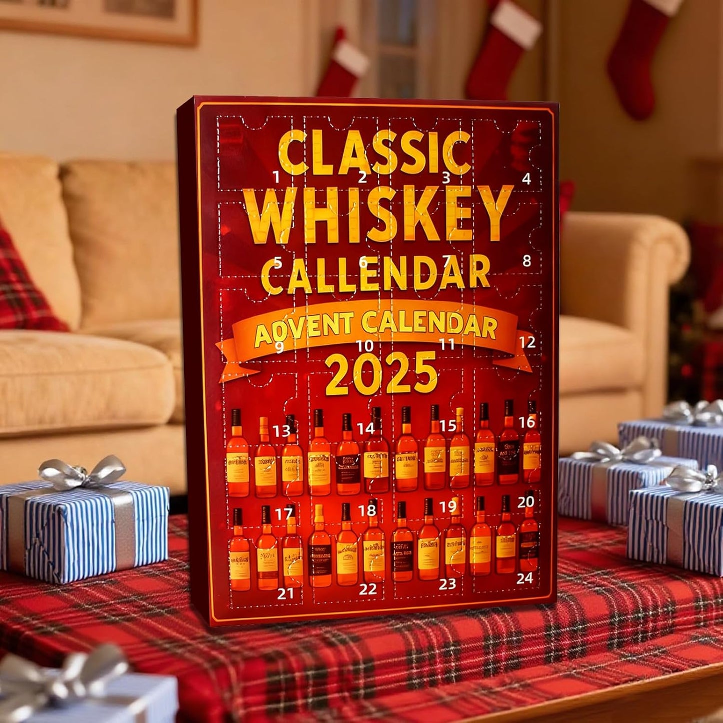 2025 Whiskey Advent Calendar - 24-Day Countdown for a Daily Tasting Journey Through Whiskey Flavors
