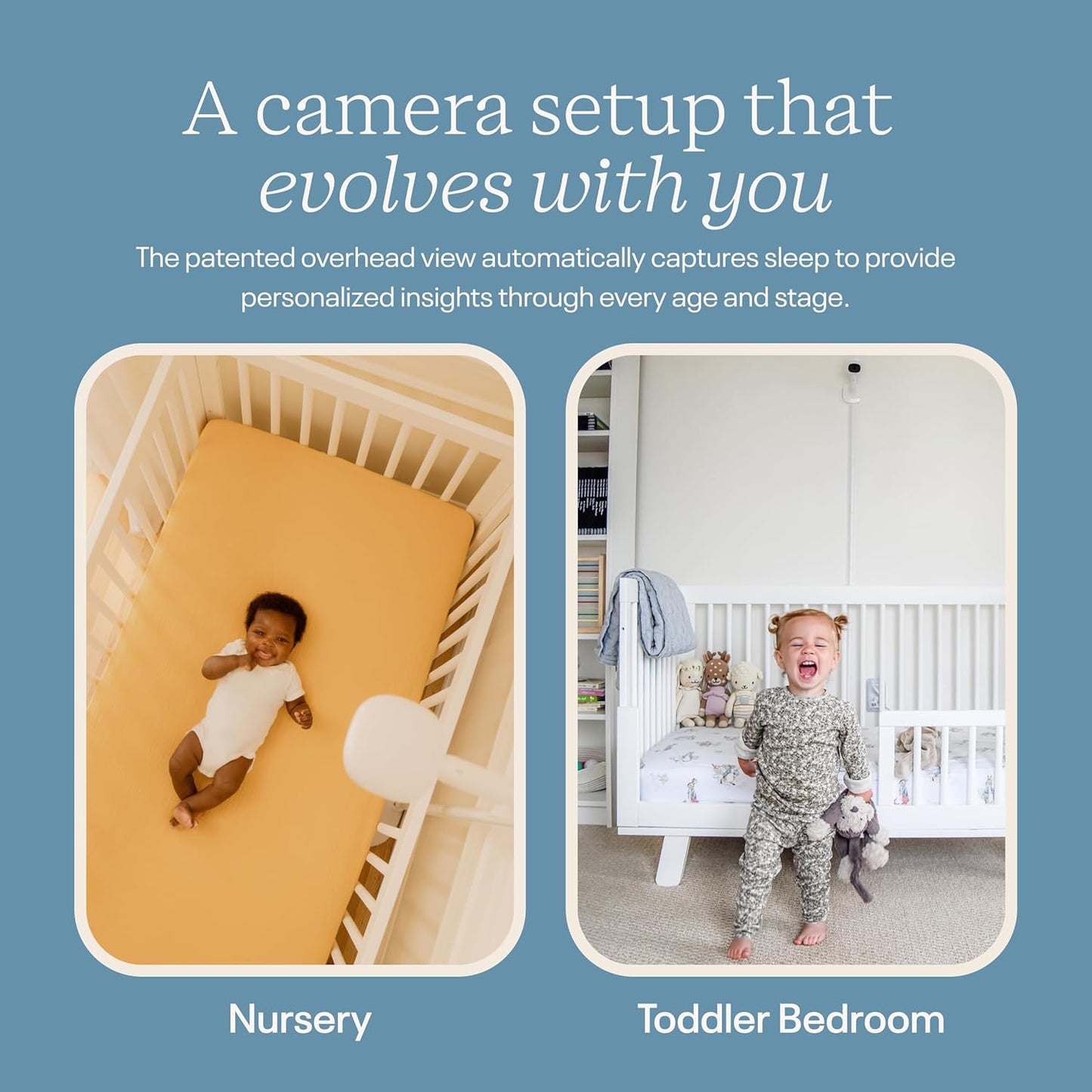 Nanit Pro Smart Baby Monitor - 1080p Wi-Fi Video Camera with 2-Way Audio & Night Vision | Remote Baby Monitoring
