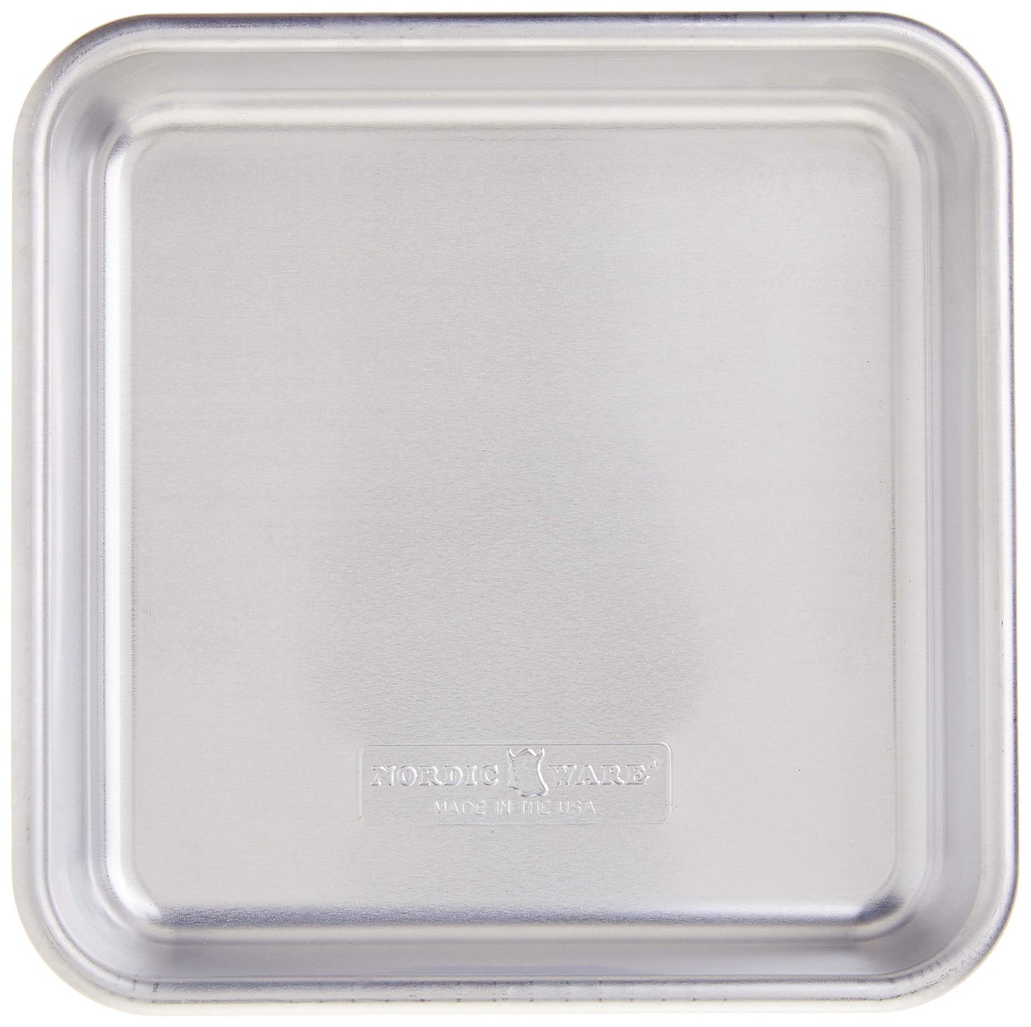 Nordic Ware - 47500 Nordic Ware Naturals Aluminum Commercial 8" x 8" Square Cake Pan, 8 by 8 inches, Silver