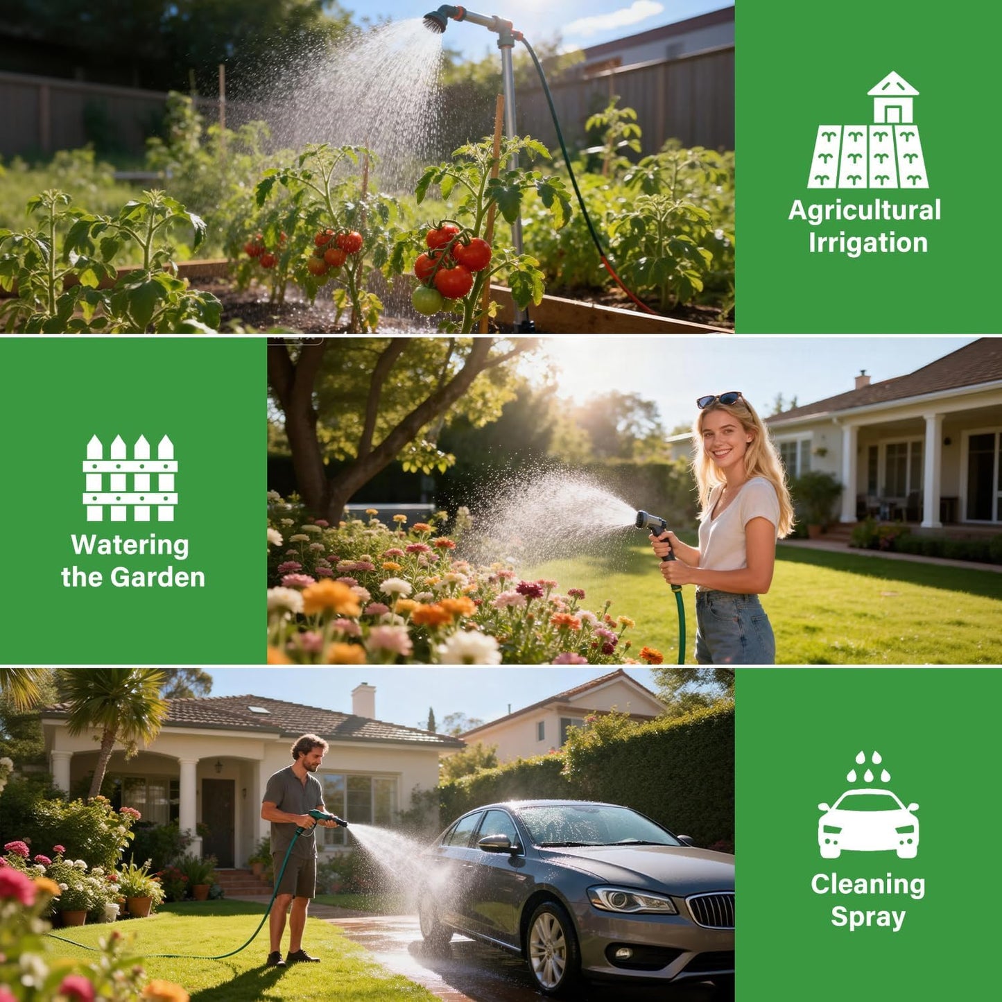 Skiennix Water Timer - Automatic Garden Hose Sprinkler with Rain Delay & Manual Modes | Ideal for Lawn & Drip Irrigation