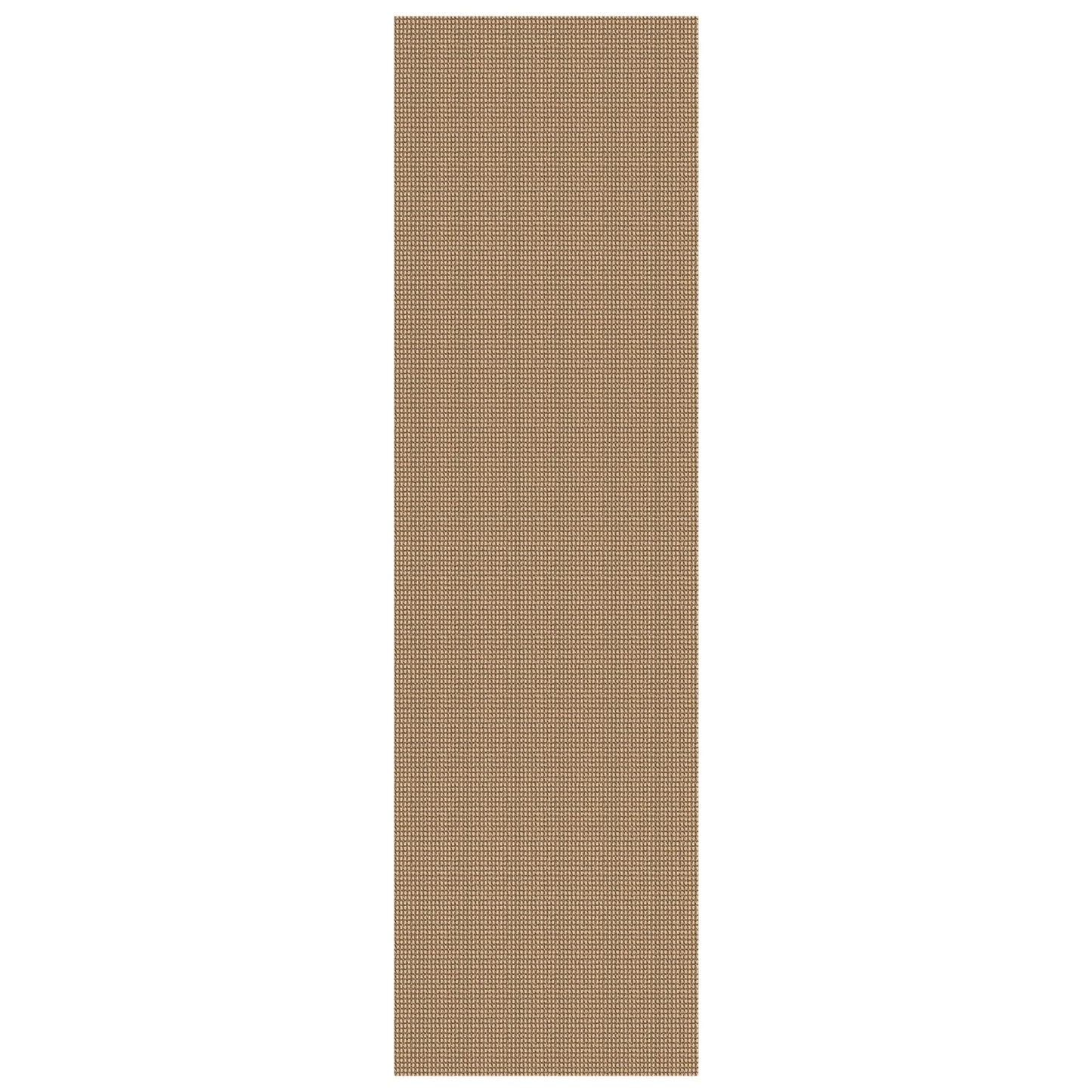 IOHOUZE Washable Runner Rug 2x10 Non Slip Rubber Backed Long Hallway Runner Entryway Runner Indoor, Kitchen Rugs Woven Cotton Floor Carpet for Hall Entrance, Orange/Tan/Brown