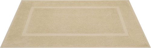Cotton Paradise 100% Cotton Bath Mats - Soft, Absorbent, Quick-Dry Set of 2 | 20x34 Inches, Beige
