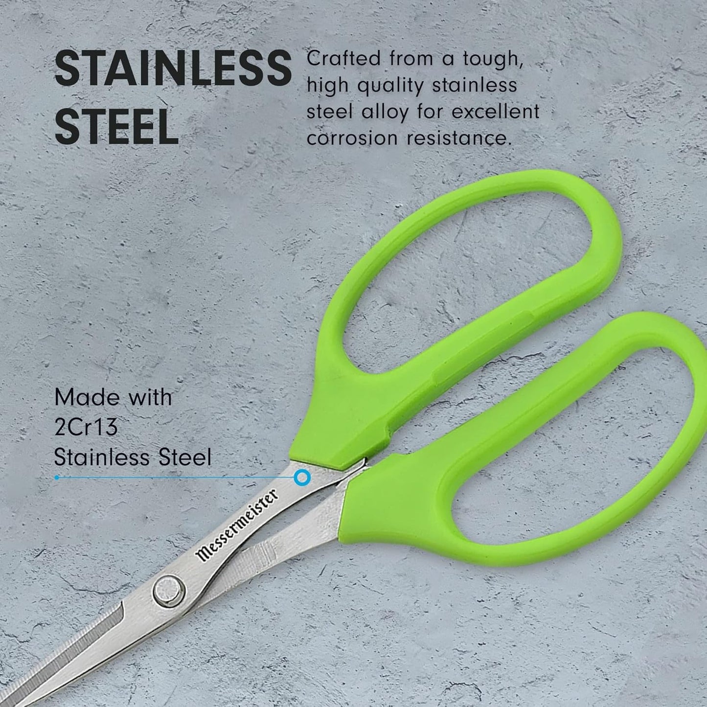 Messermeister 6-Inch Culinary Scissors - All-Purpose Kitchen Scissors with Slip-Resistant Handles