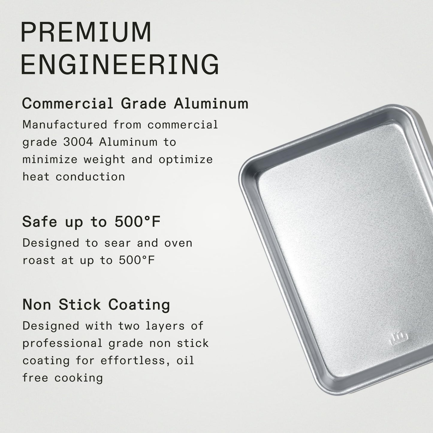 Made In Cookware | Quarter Sheet Pan | Commercial Grade Aluminum | Professional Bakeware