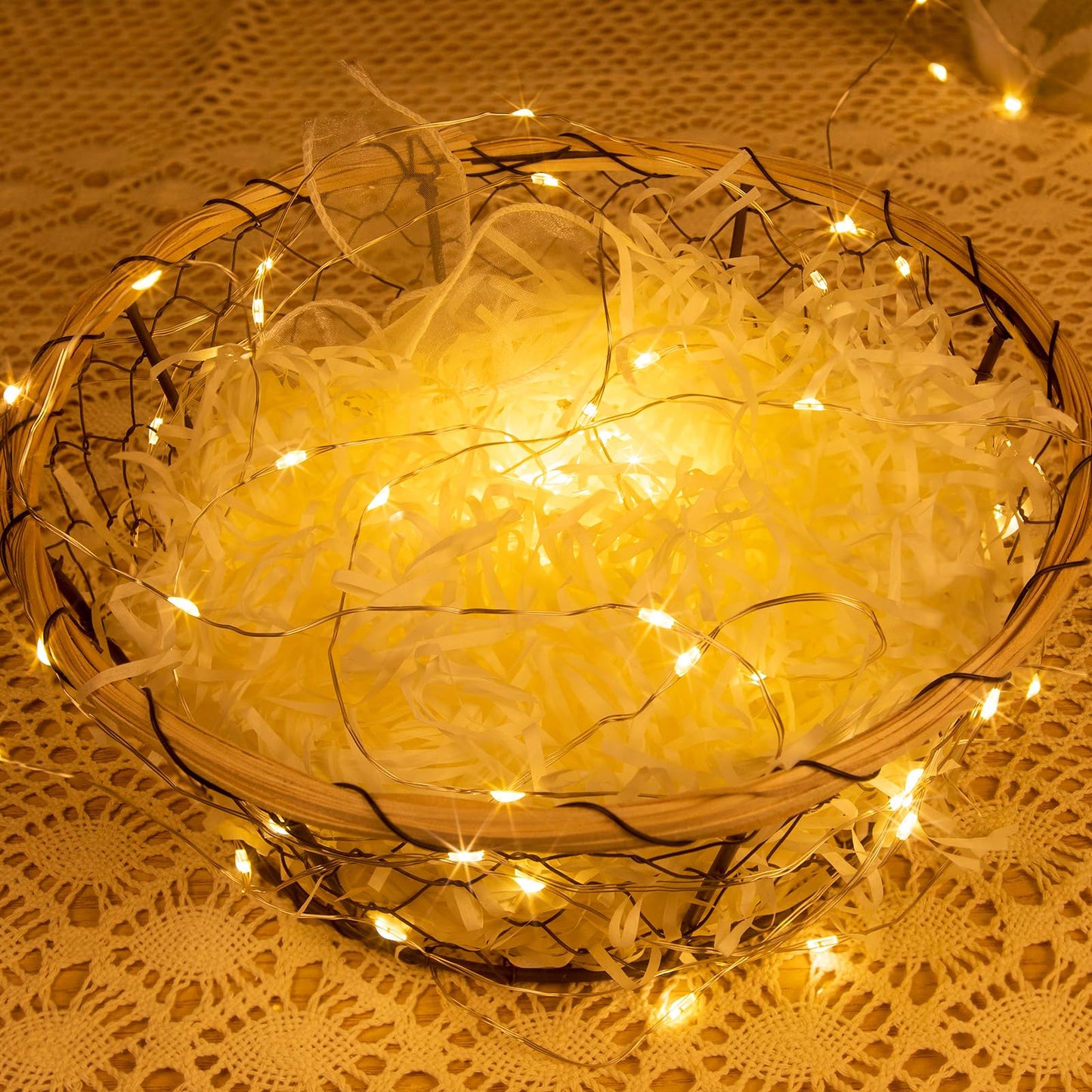 ZELUXDOT Fairy Lights Plug in,328FT 1000LEDs Waterproof Led String Lights,8 Modes Remote Twinkle Light for Outdoor Indoor Christmas Wedding Birthday Garden Party Decorations,Silver Wire,Warm White