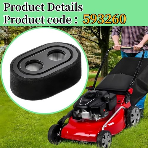 Briggs & Stratton Air Filter - 4 Pack for 550EX, 675EXi, 725EXi Series & Troy Bilt Lawnmowers