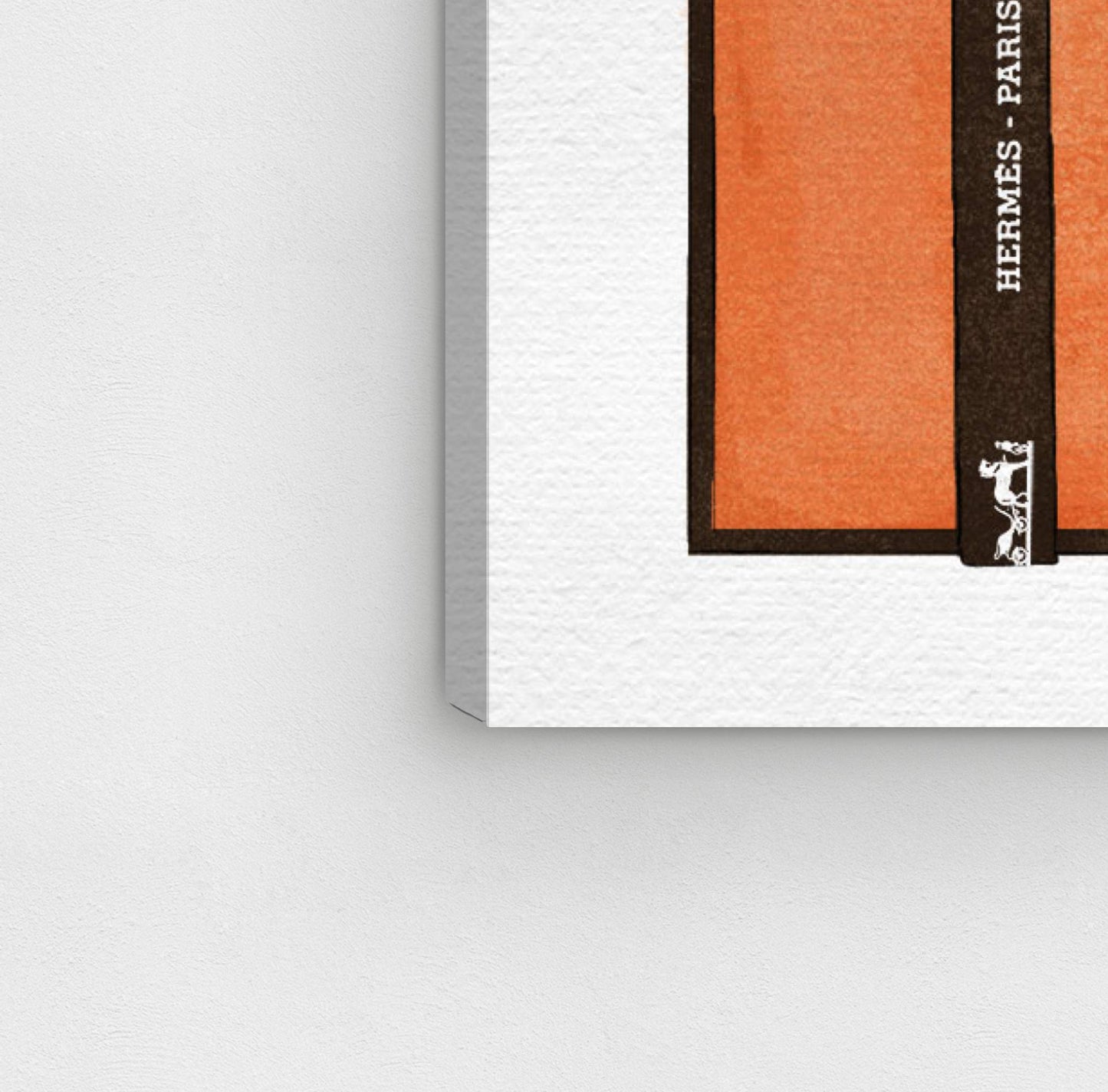 Oliver Gal 'Perfect Orange Gift' The Fashion Wall Art Decor Collection Contemporary Premium Canvas Art Print 12" x 12"