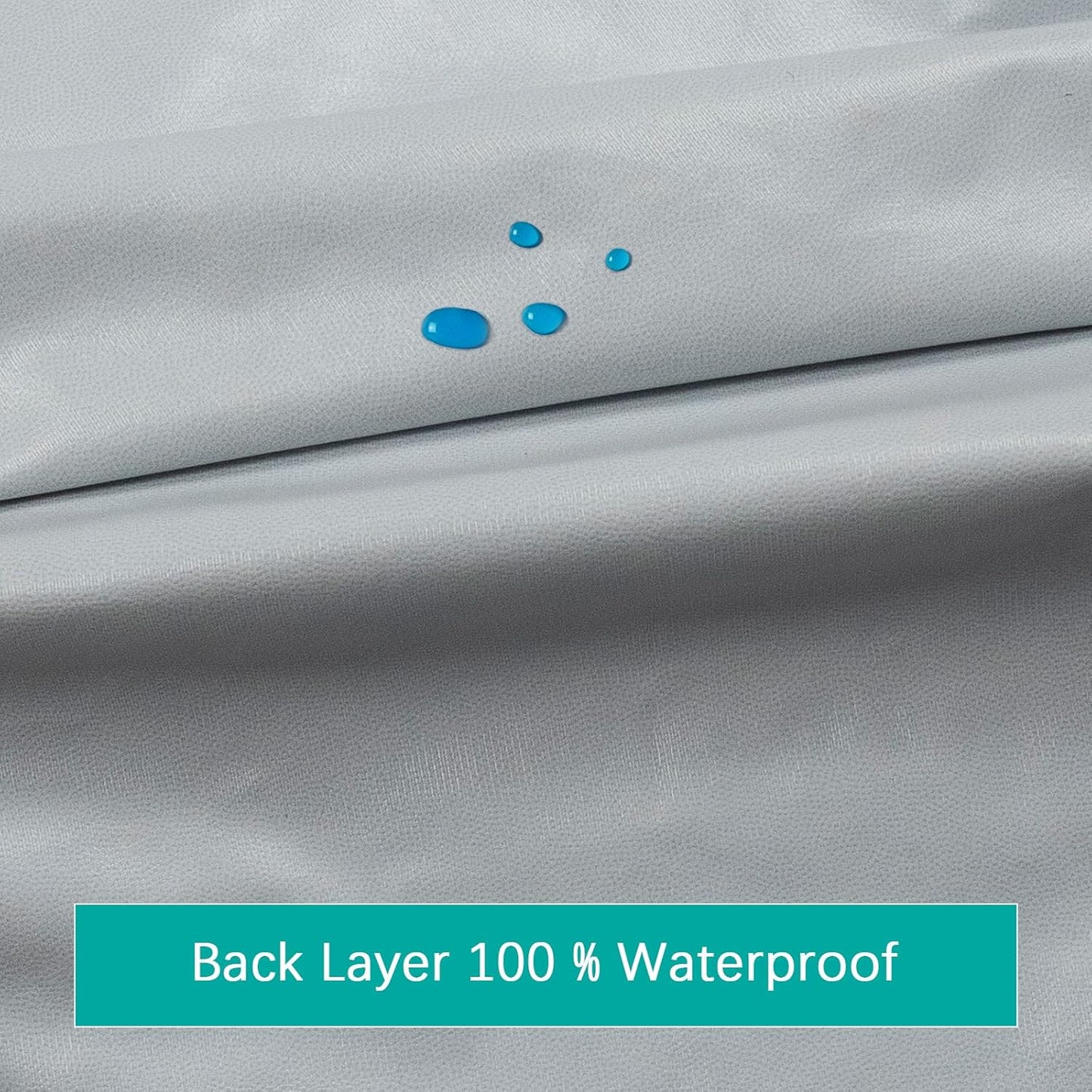 Skiennix Waterproof Crib Sheets - Ultra Soft & Breathable Toddler Mattress Protectors | 2 Pack, Grey
