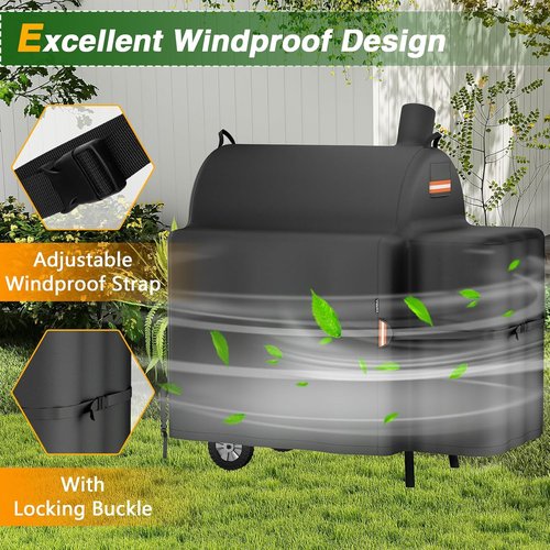 EVRBUL Outdoor Grill Cover - Waterproof 420D BBQ Protection for Royal Gourmet CC1830V 30" Grill | 43" L x 28" W x 45" H