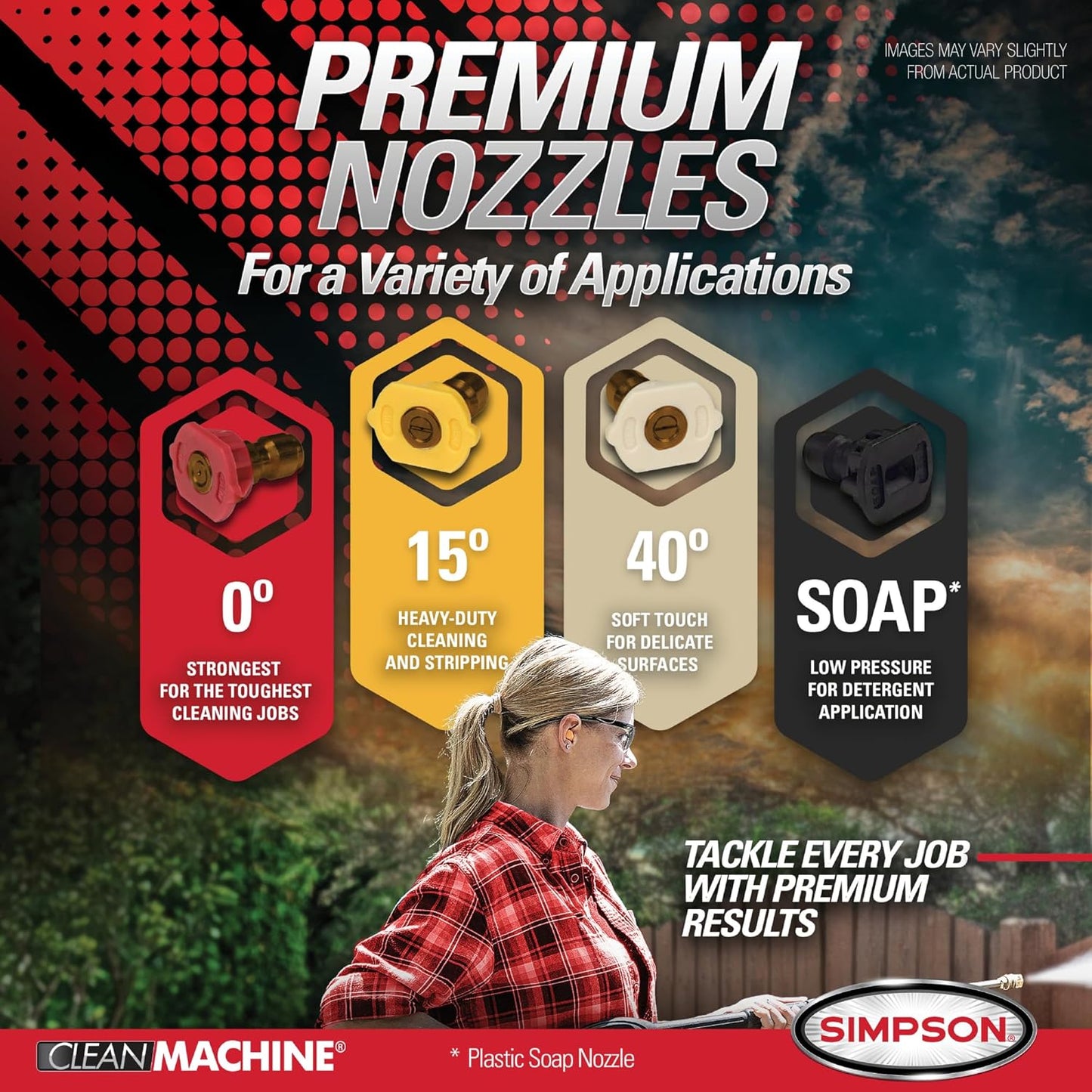 Simpson 3400 PSI Gas Pressure Washer - 2.5 GPM Cold Water Power Washer with 25' Hose | 49-State Compliant
