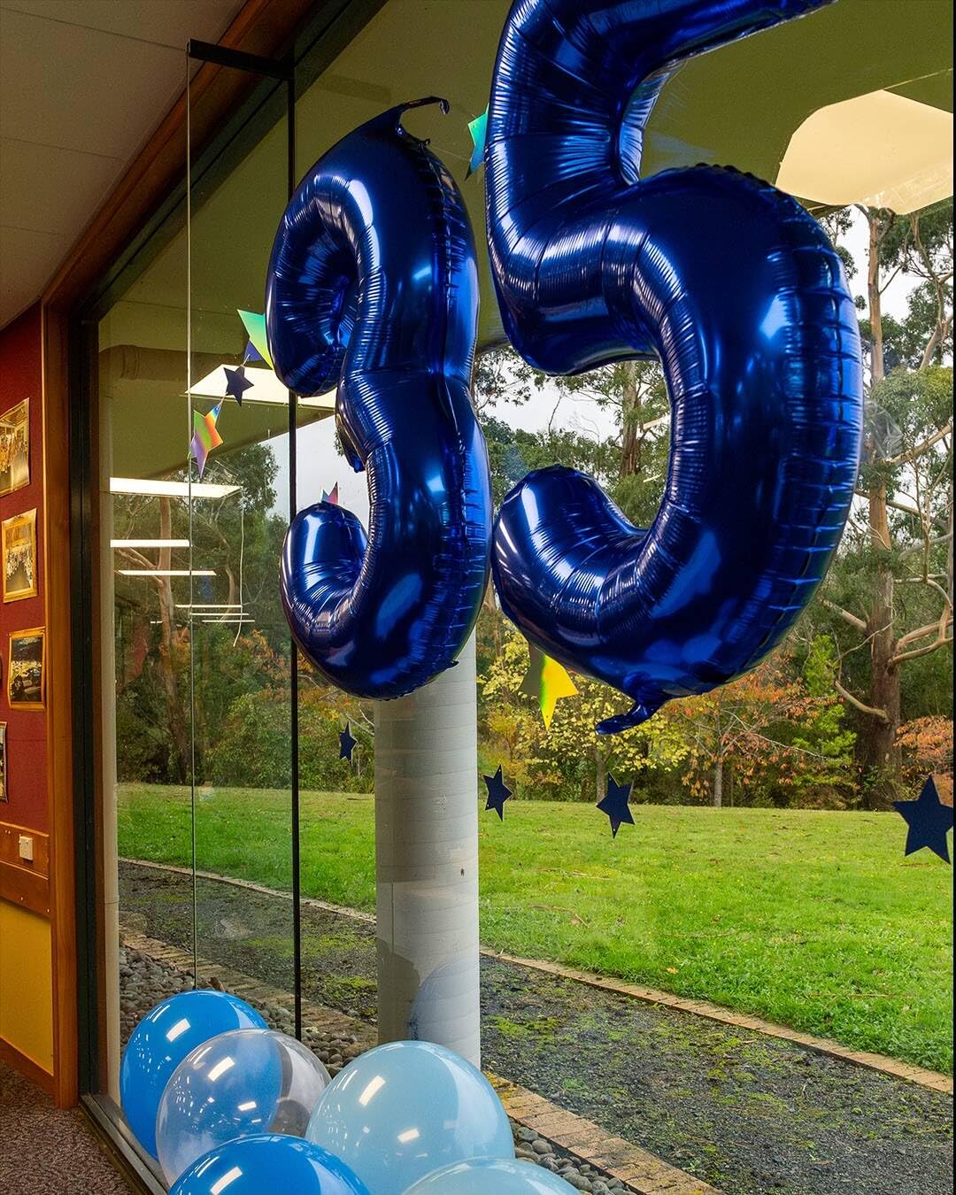 Night Blue Number 3 Balloon 40 Inch, 3rd Birthday Celebration Supplies for Girls Boys Women Men, 3 Balloon for Girls Boys Theme Party