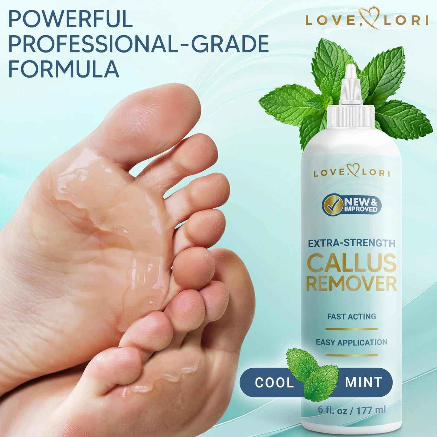 Regine Switzerland Callus Remover Gel - Extra Strength Foot Care Scrubber, 6oz for Smooth Feet