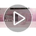 Electric Kettle 1.8L Glass Pink with Auto Shut-Off & LED Indicator