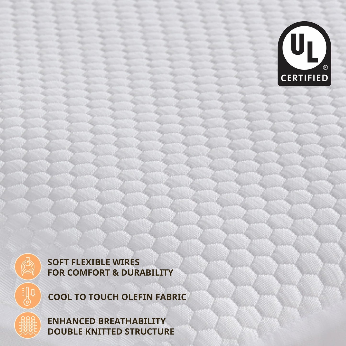 Beautyrest Heated Mattress Pad King - Electric Bed Warmer Cool to Touch, All Seasons Cover, 5 Heat Level, Auto Shut Off, Deep Pocket - Machine Wash Electric Mattress Pad, UL Certified, White, Twin XL