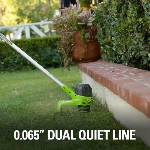 Greenworks 40V Cordless String Trimmer - 12" Dual Line, Auto Feed, Variable Speed, Lightweight, 3-Year Warranty