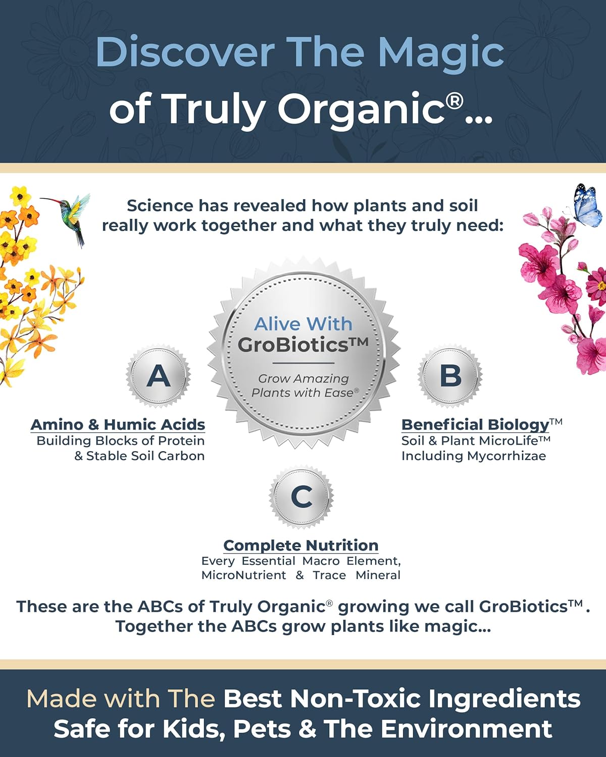 Truly Organic™ Plant Magic - Fast-Acting Soluble Fertilizer for All Plants | 5 lb Bucket