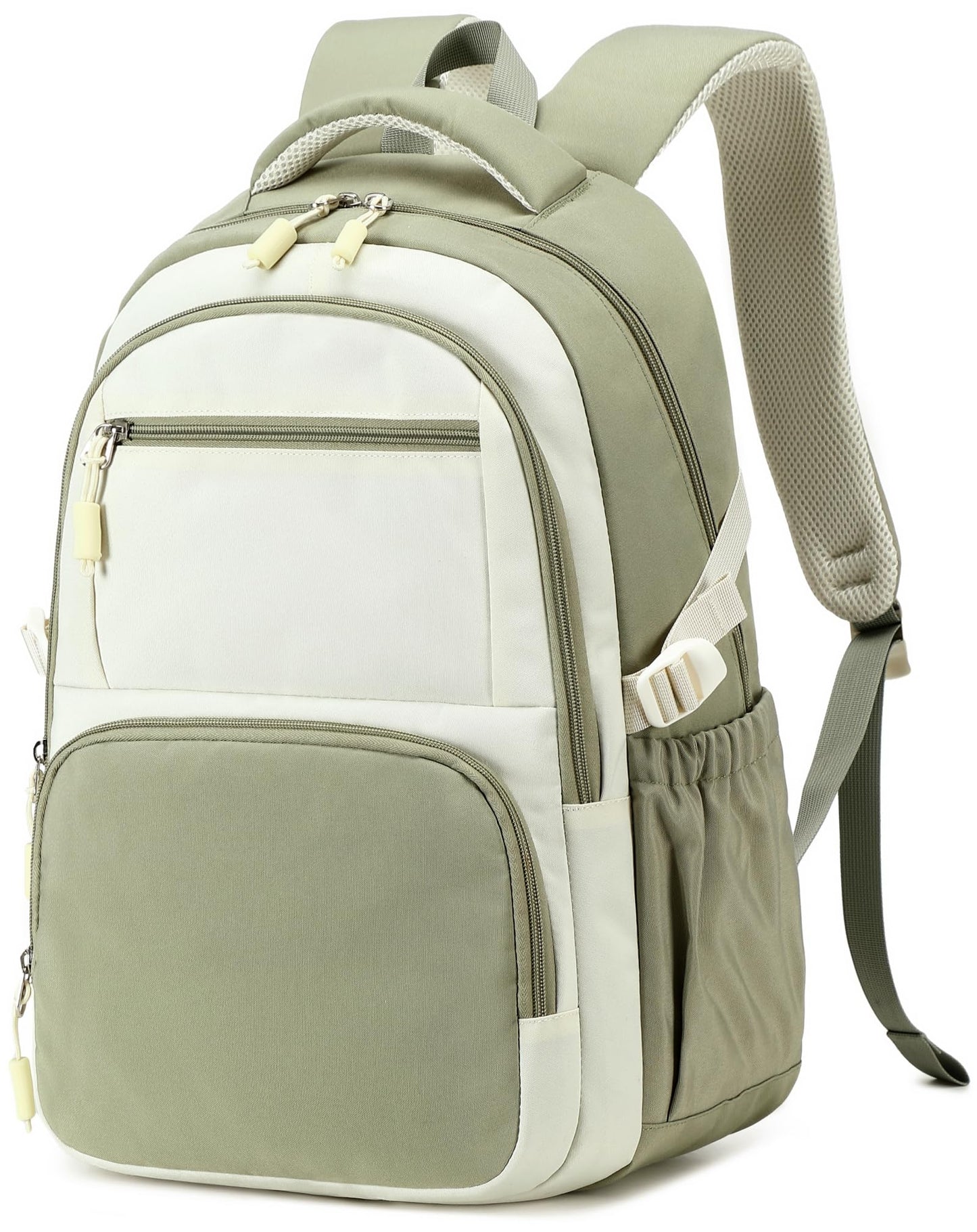 Bluboon Backpacks for School Girls Backpack Kids Bookbag Cute Backpack 8-12 School Supplies (Grass Green Splicing)
