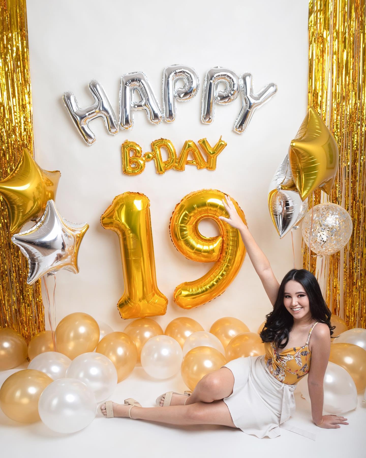 Gold 9 Balloon, Number Balloon 40 Inch, Gold Party Decorations, Giant Birthday Decorations for 9th 19th 29th 90th, Number 9 Balloon