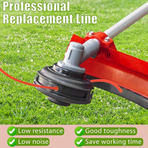 065 Trimmer Line - Commercial Grade Round String Trimmer String | 0.065 Inch, 2000ft, Orange