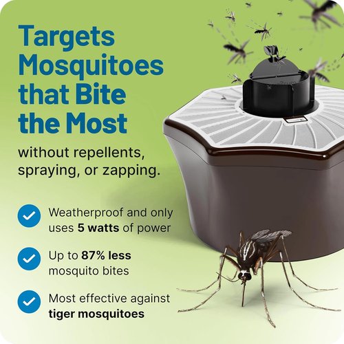 Biogents Mosquitaire Outdoor Mosquito Trap - Eco-Friendly, Pesticide-Free Solution | Electric Catcher with Sweetscent Lure
