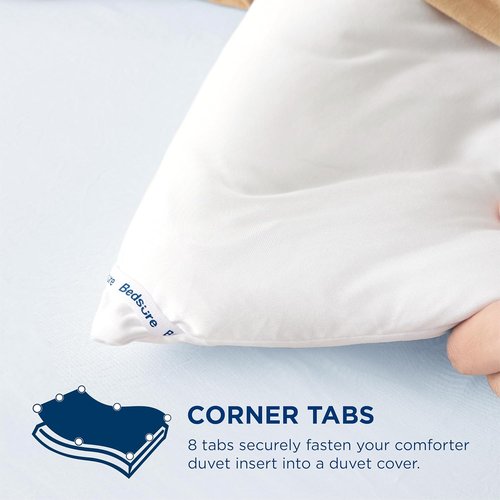 Bedsure Queen Duvet Insert - Ultra Soft Lightweight Down Alternative Comforter | All-Season, Machine Washable, White 88x88 Inches