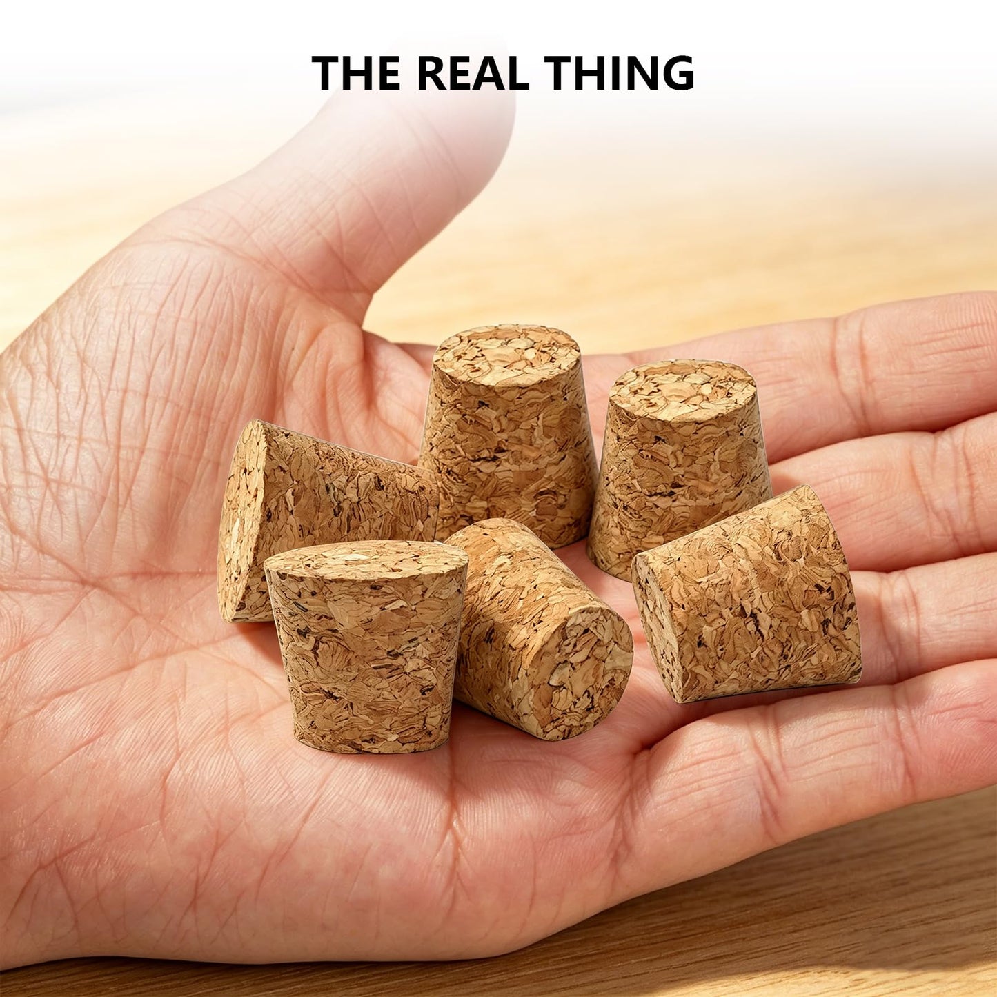 12Pcs Tapered Cork Plugs, 0.86 x 0.66 x 0.79 Inch Wooden Wine Bottle Cork, Stoppers Replacement Corks for Wine Bottles, DIY Crafts 2.2 x1.7 x2cm (12)