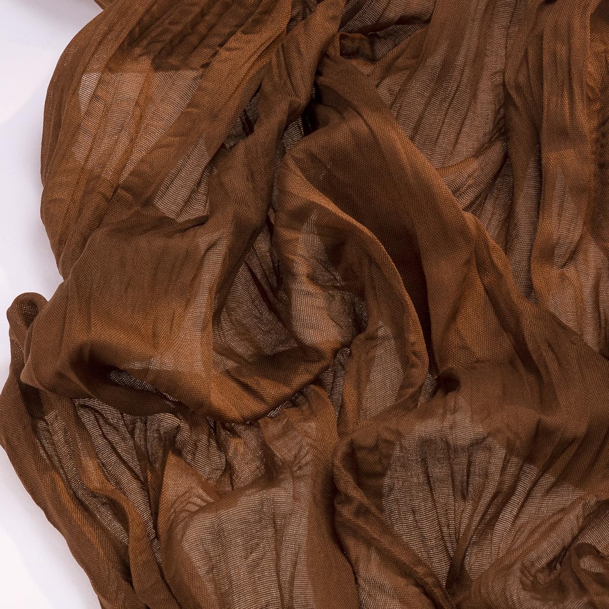 Socomi 6pcs Brown Coffee Summer Cheesecloth Table Runner Boho Rustic Gauze 120 inch 10FT Cheese Cloth Sheer Runner for Wedding Party Baby Shower Birthday Home Decor Holiday Decorations