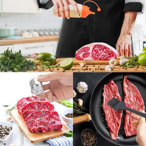 Blackstone 18-Piece Griddle Accessories Kit | Premium Grill Spatula Set with Basting Cover & Scraper for Outdoor BBQ