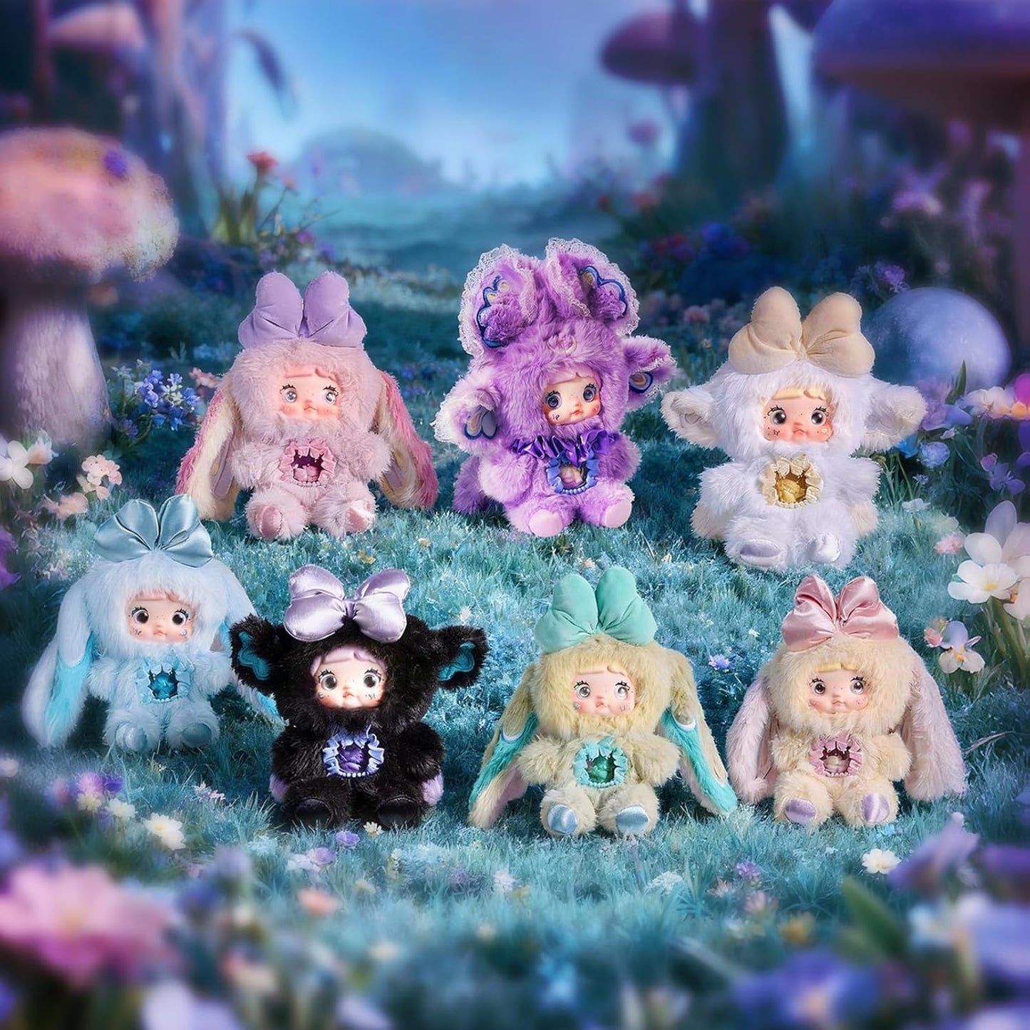 POP JOY Nommi Plush Blind Box - Adorable Mystery Stuffed Toys with 3 Expressions | Kawaii Designs for Ages 3+
