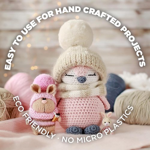 Grown In The USA Raw Cotton Stuffing - Eco-Friendly 3lb Batting for Crafts & Upholstery