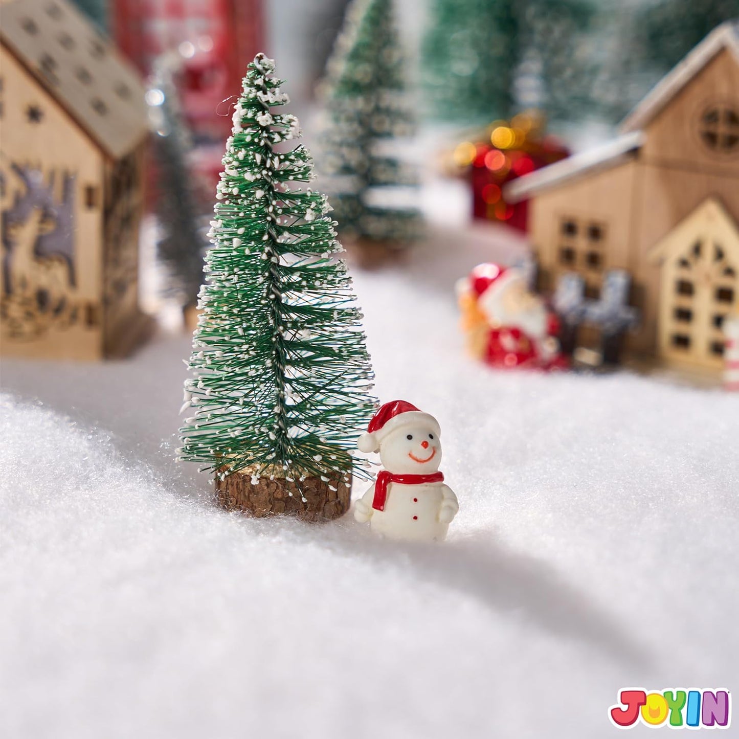 JOYIN Christmas Snow Blanket - Thick White Soft Artificial Snow for Holiday Decor | 3x8 Ft
