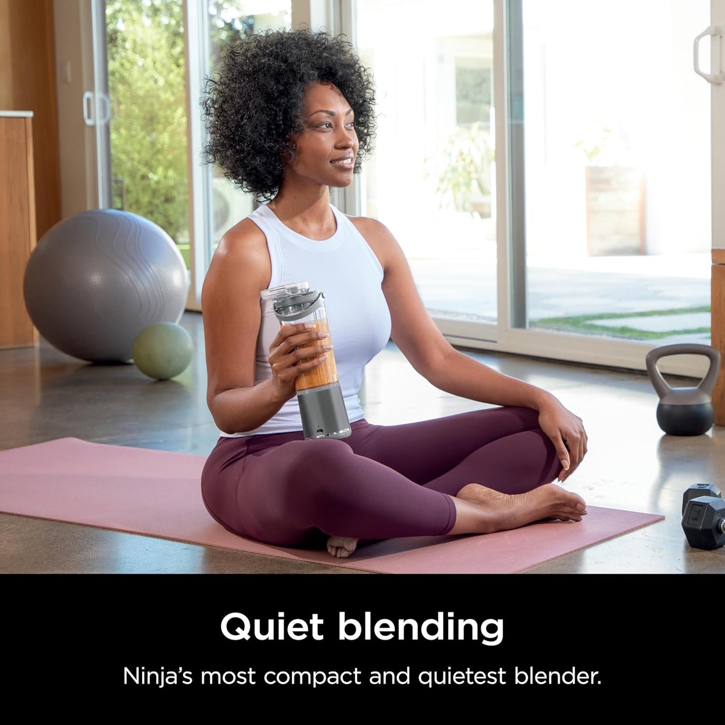 Ninja Blast Portable Blender - Cordless 18oz Personal Blender for Smoothies & Shakes | Leakproof, USB-C, Grey