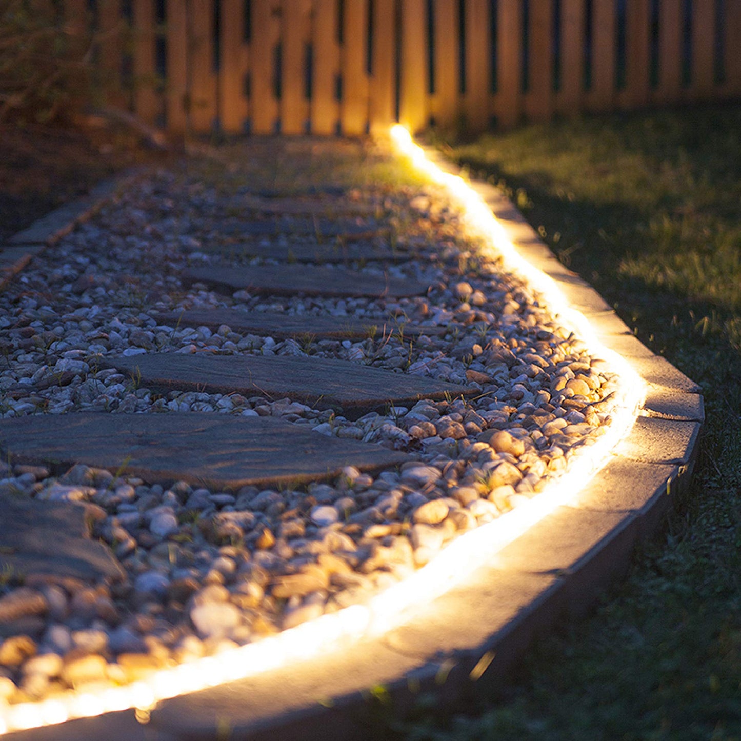 Wintergreen Lighting 150ft 1800 LED Heavy Duty Rope Light Spool, 120V ETL Indoor Rope Lights Plugin Outdoor Tube Lights ½ Inch, Accessories and Mounting Clips Included, Warm White