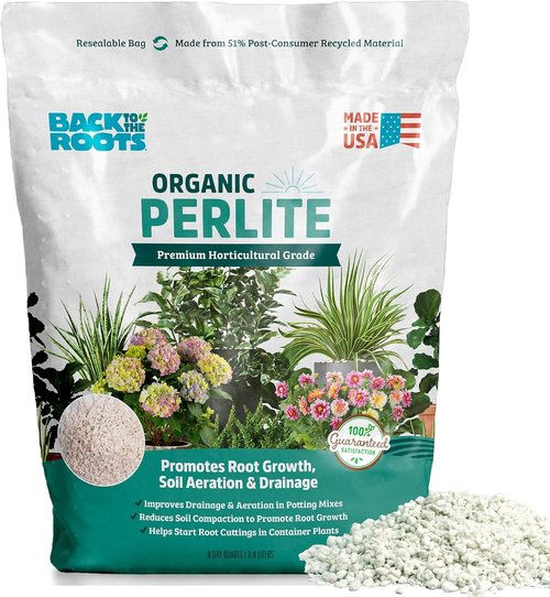 Back to The Roots 100% Organic Perlite - Premium Plant Nutrition for Indoor & Outdoor Use