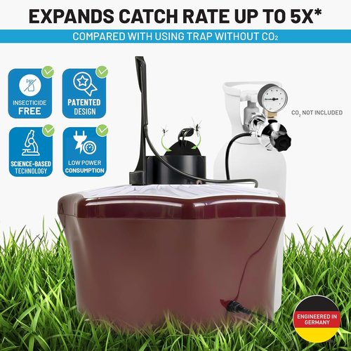 Biogents Mosquitaire Outdoor Mosquito Trap - CO₂ Booster & Sweetscent Lure | Eco-Friendly, Pet-Safe Solution