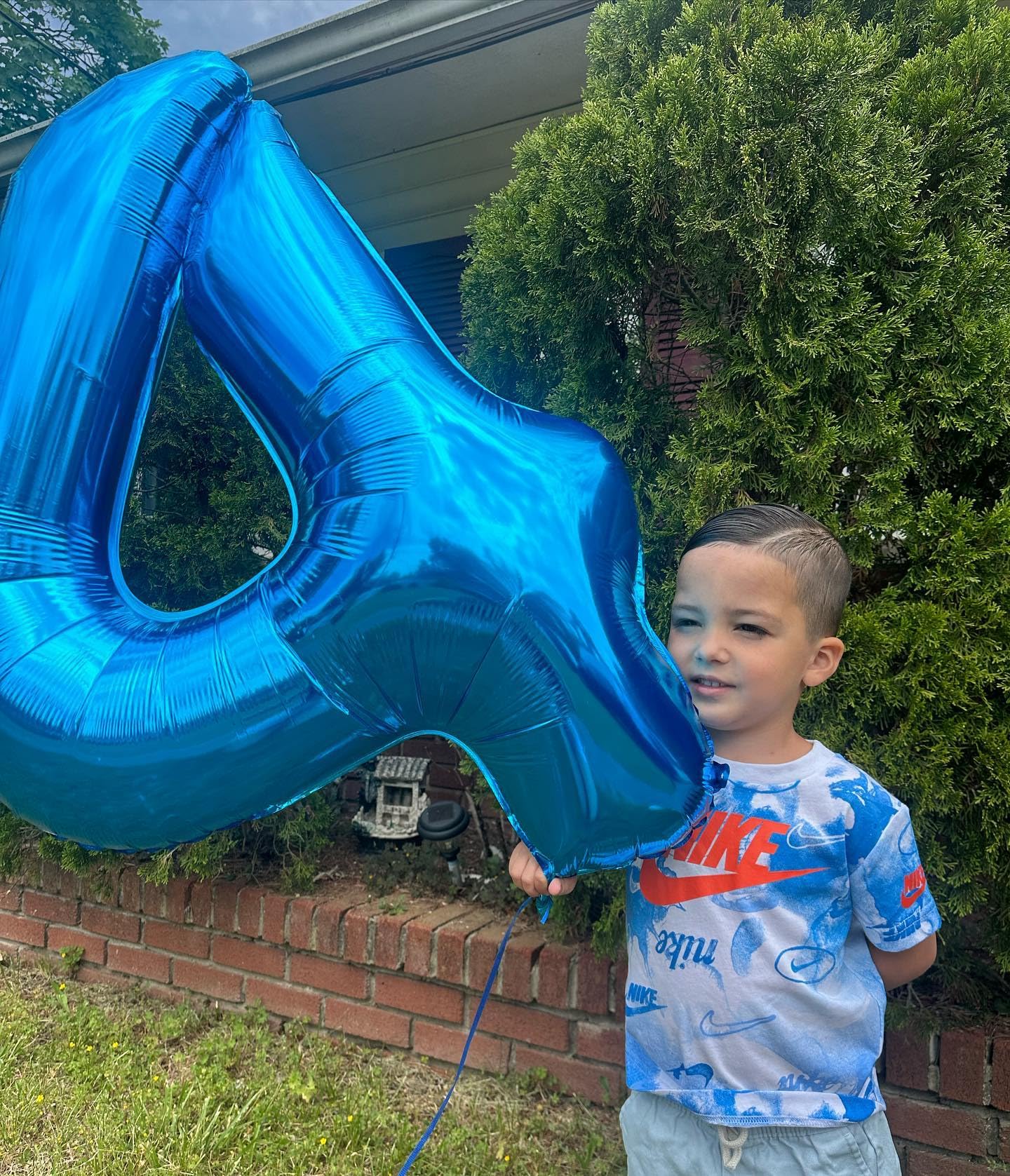Navy Blue 4 Balloon, Number Balloon 40 Inch, 4th Blue party decorations, Four Large Numbers for Party Decor, Number 4 Balloon