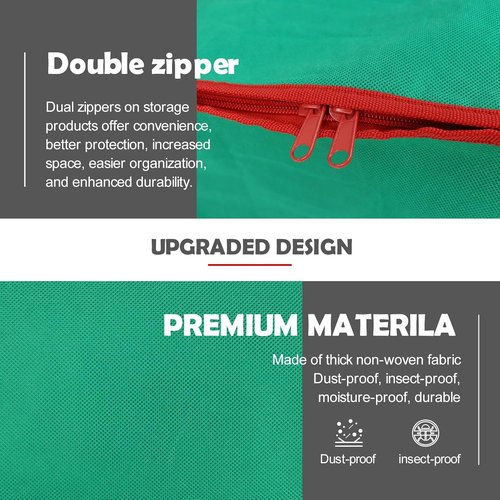 Gift Wrapping Organizer by Skiennix - 41 Inch Storage Bag for Up to 25 Rolls | Green