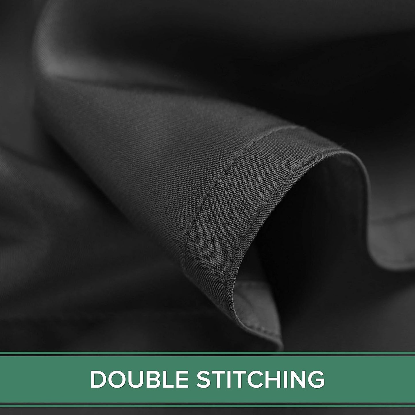 Pure Bamboo Split King Sheets - 100% Organic Viscose Bed Sheet Set, Soft & Cooling, Black