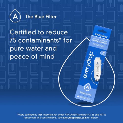 Everydrop by Whirlpool Refrigerator Water Filter - EDRARXD1, Single Pack for Clean, Fresh Water