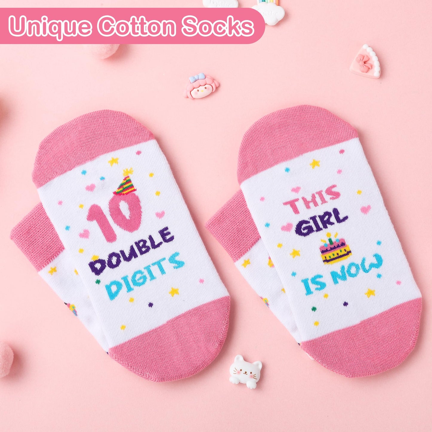 Splendest 10 Year Old Girl Birthday Gifts – Gifts for 10 Year Old Girl, 10th Birthday Pink Gift for Teen Girls, Double Digits Birthday Gift for Daughter, Granddaughter, Niece