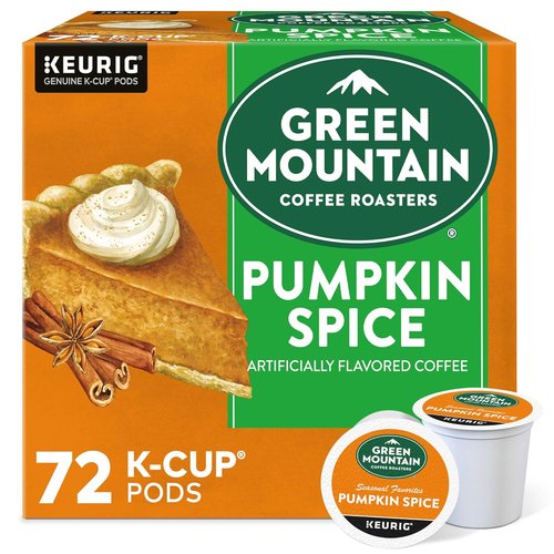 Green Mountain Coffee Roasters Pumpkin Spice Coffee Pods - Seasonal Flavor, 72 Count