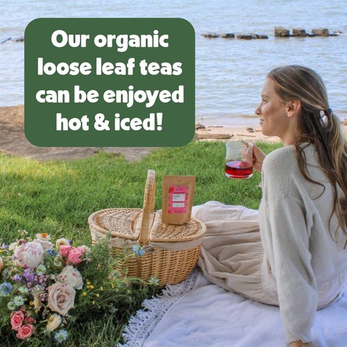 Heavenly Tea Leaves Organic Herbal Loose Leaf Tea Sampler Gift Set (Approx. 90 Cups) - 9 Flavor Variety Pack, Naturally Caffeine Free Tisanes, Assorted Herbal Teas, Hot or Iced