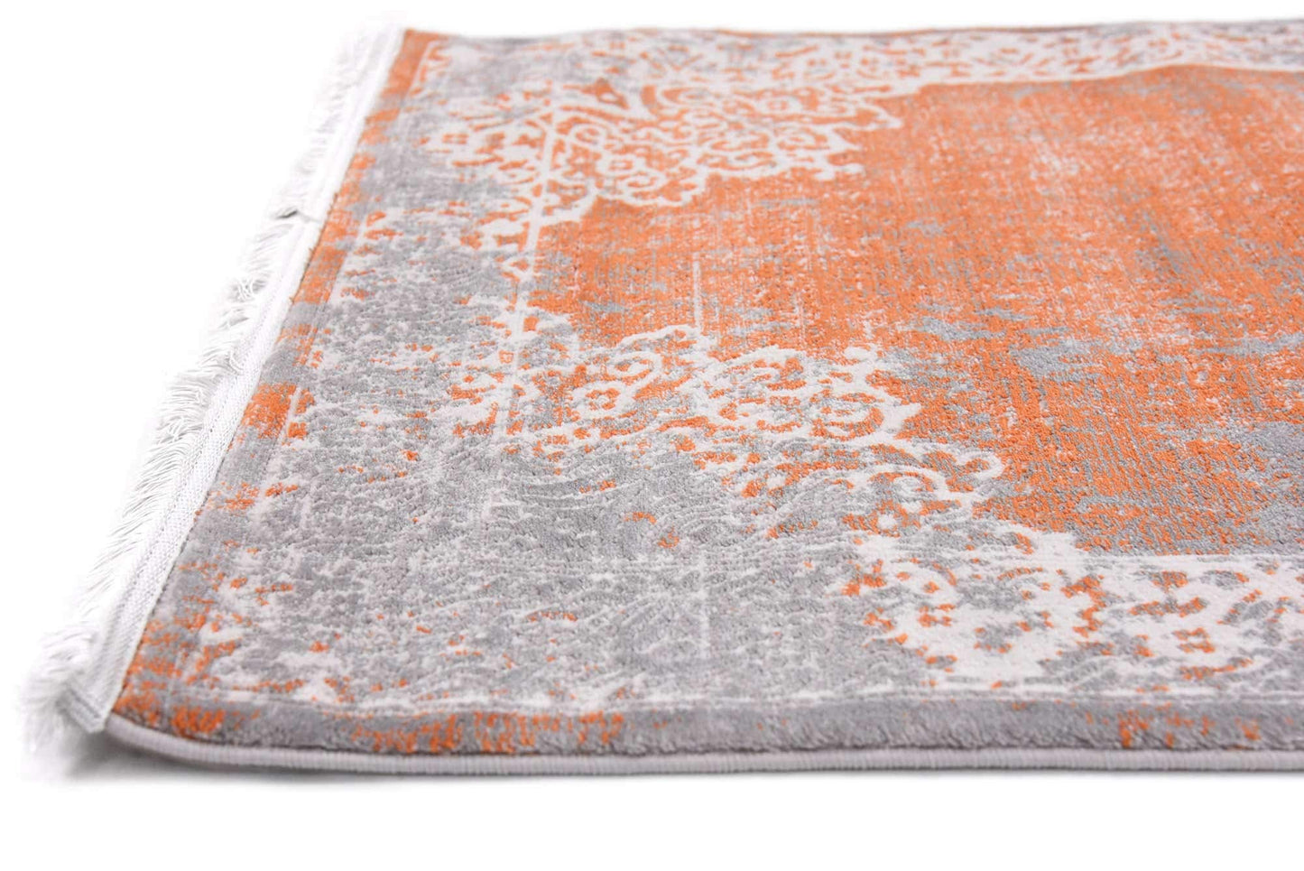 Unique Loom New Classical Collection Area Rug - Olwen (2' 7" x 10' Runner, Terracotta/ Gray)