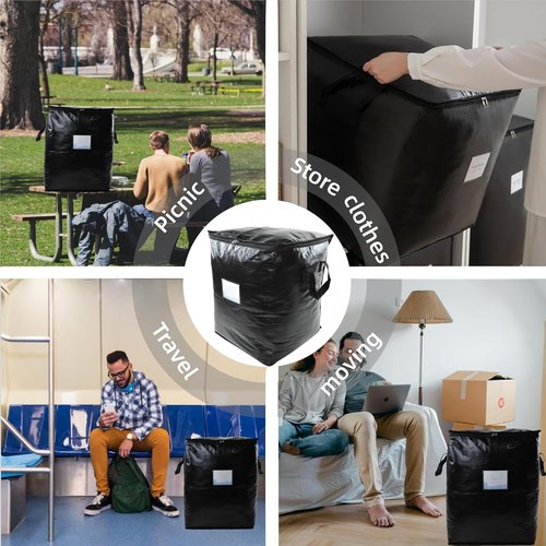 91L Heavy-Duty Storage Bags by [Brand Name] - Extra Large Organizing Solution for Clothes, Bedding & Toys