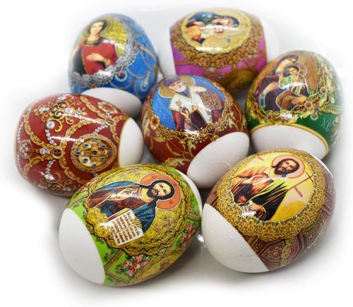 Faberge Thermo Heat Shrink Sleeve | Decorative Easter Egg Wraps for Pysanka - Vibrant Designs