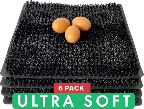 6X Ultra Soft Washable Chicken Nesting Pads - Premium Food Grade, 100% BPA Free, Durable & Easy to Clean