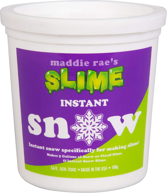 SCS Direct Maddie Rae's Instant Snow XL Pack - Create 5 Gallons of Non-Toxic Fake Snow | Perfect for Cloud Slime & DIY Projects