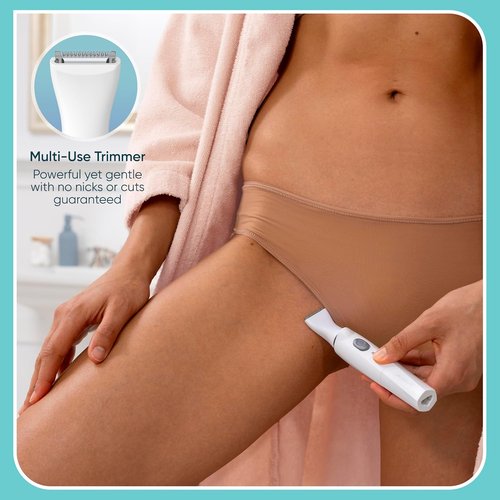 Conair GIRLBOMB All-in-One Trimmer & Shaver Set for Women - Wet/Dry, Rechargeable, Versatile Use