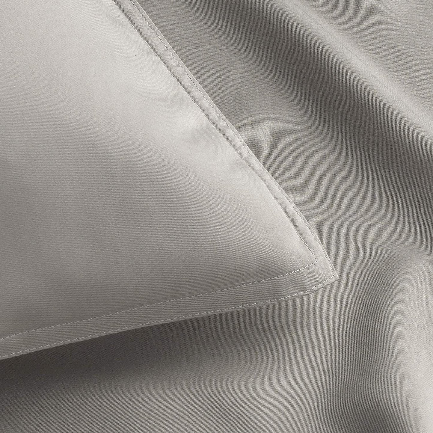 Pure Bamboo Twin Sheets - Luxuriously Soft 100% Organic Viscose Bed Sheet Set | Double Stitching, Stripes