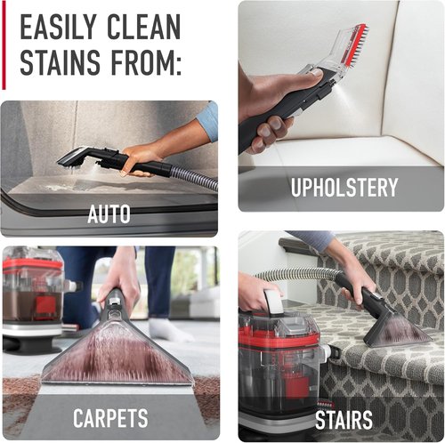 Hoover CleanSlate Plus Portable Carpet Cleaner - Powerful Suction & Versatile Tools for Pet Stains | Auto Detailing
